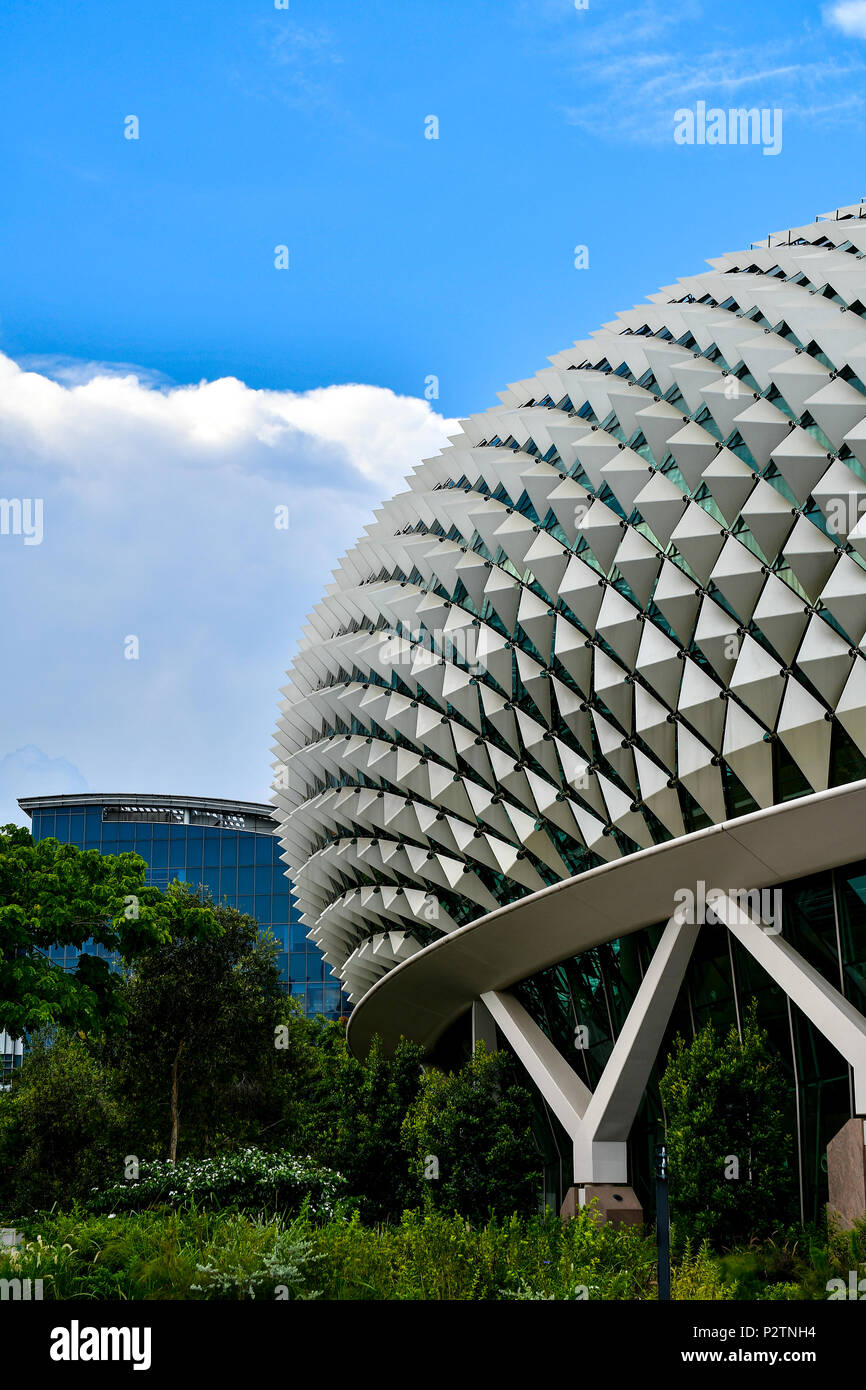 Edificio abstract architettura design Foto Stock