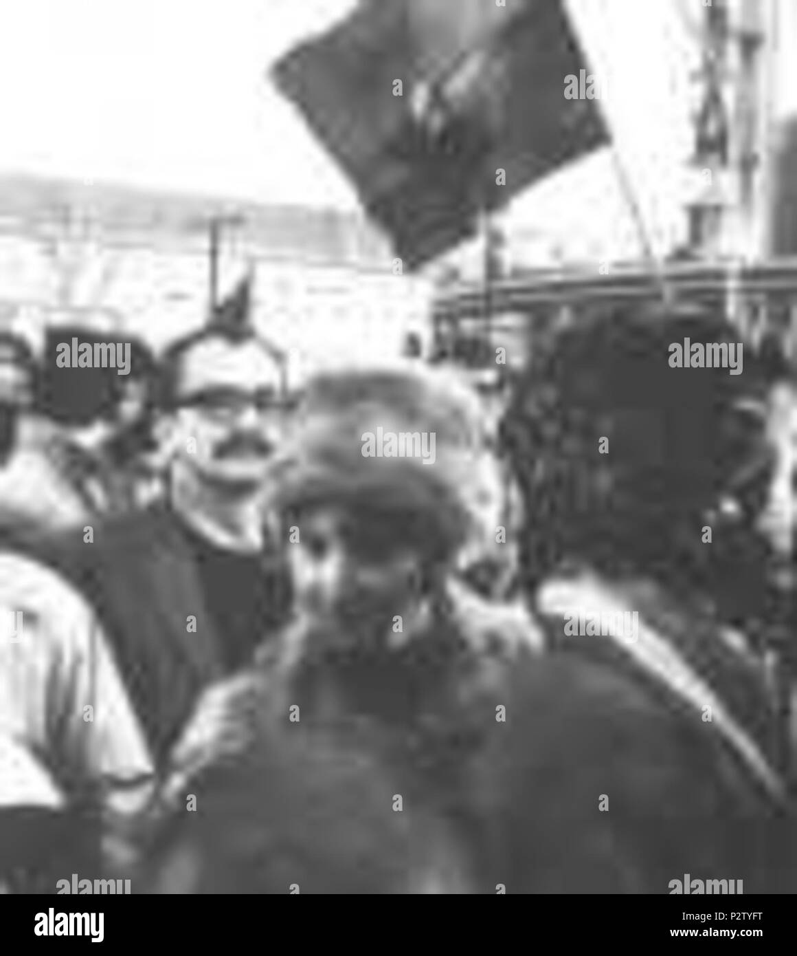. Inglese: Feltrinelli manifestazione . tra 1968 e 1969. 28 sconosciuto Feltrinelli2 Foto Stock