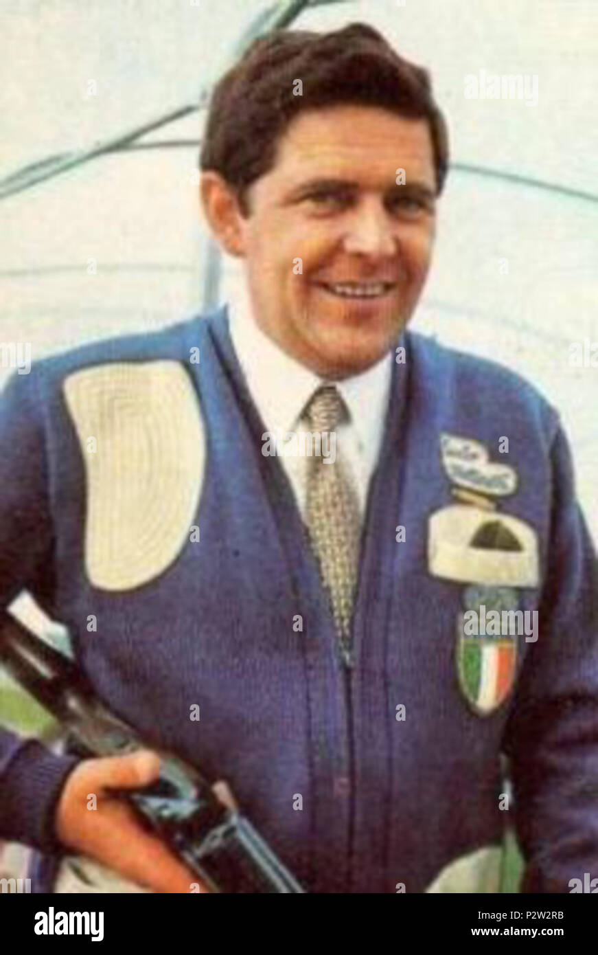 . Italiano: Il tiratore Ennio Mattarelli . 2 gennaio 2012 (originale data di caricamento). L'originale uploader è stato Catenaccio a italiano . 25 Ennio Mattarelli Foto Stock