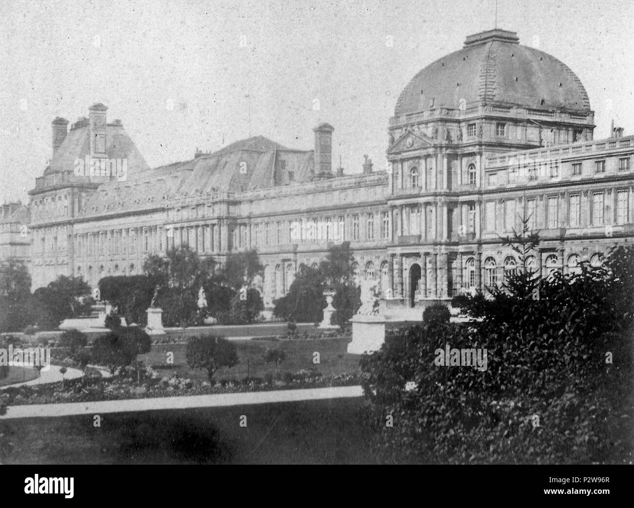 02a- Palais des Tuileries avant 1871 HD 1500 x 1100 300 dpi RVB (2) Foto Stock