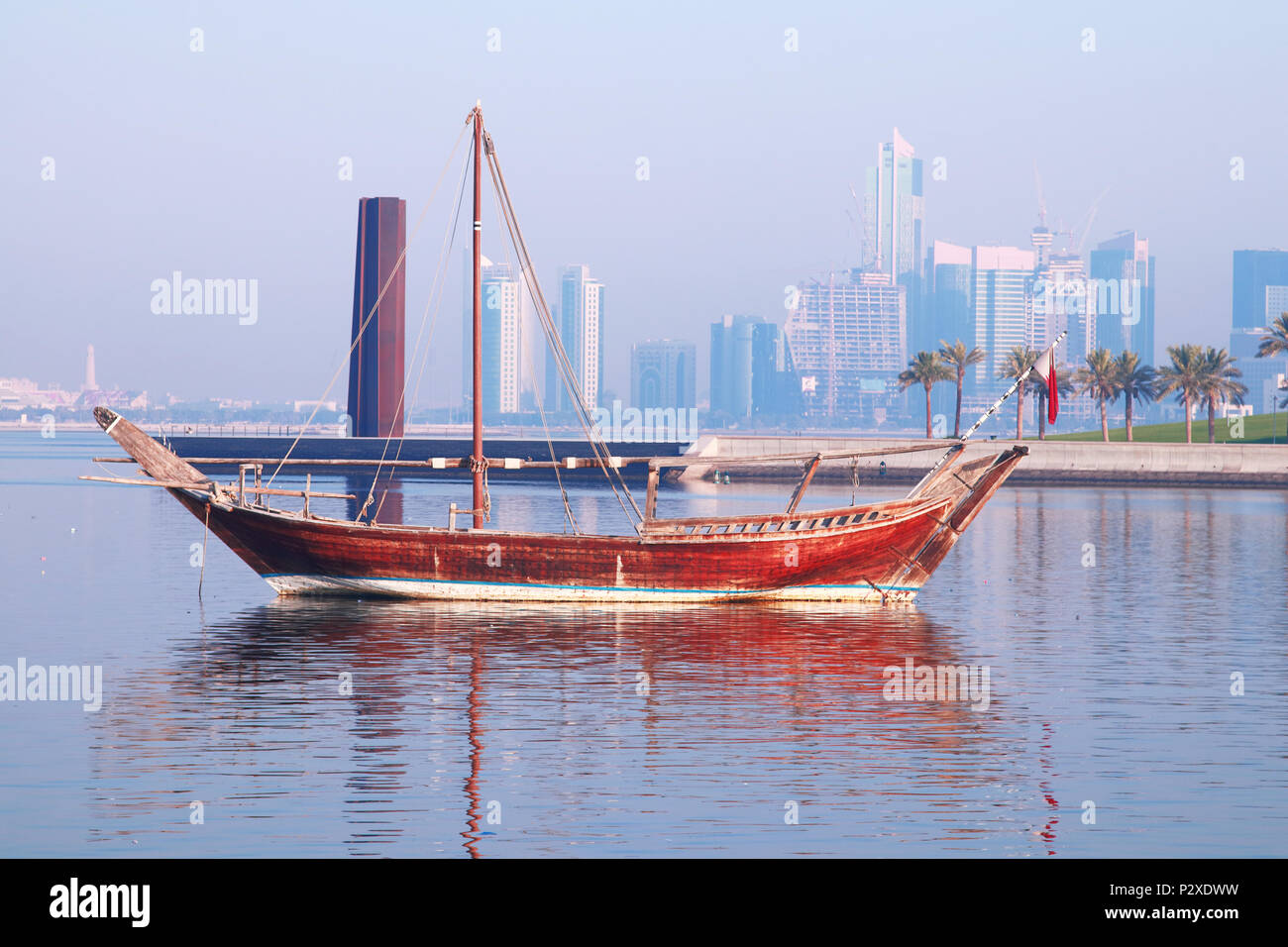 Il Museo di Arte Islamica, Westbay, Doha, Qatar Foto Stock