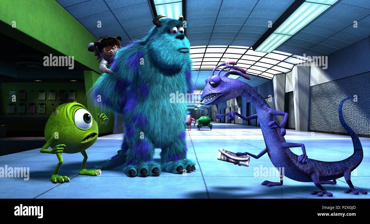 Pellicola originale titolo: mostri, INC.. Titolo inglese: mostri, INC.. Regista: Pete Docter; DAVID SILVERMAN; Lee Unkrich. Anno: 2001. Credito: Walt Disney Pictures / Album Foto Stock
