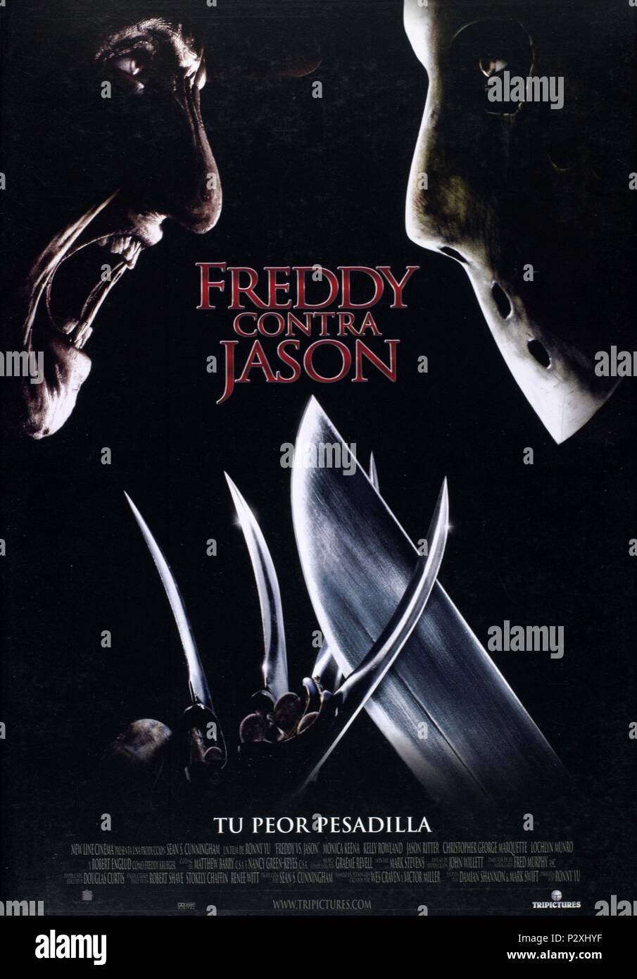 Pellicola originale titolo: FREDDY VS. JASON. Titolo inglese: FREDDY VS. JASON. Regista: RONNY YU. Anno: 2003. Credito: nuove produzioni in linea / Album Foto Stock