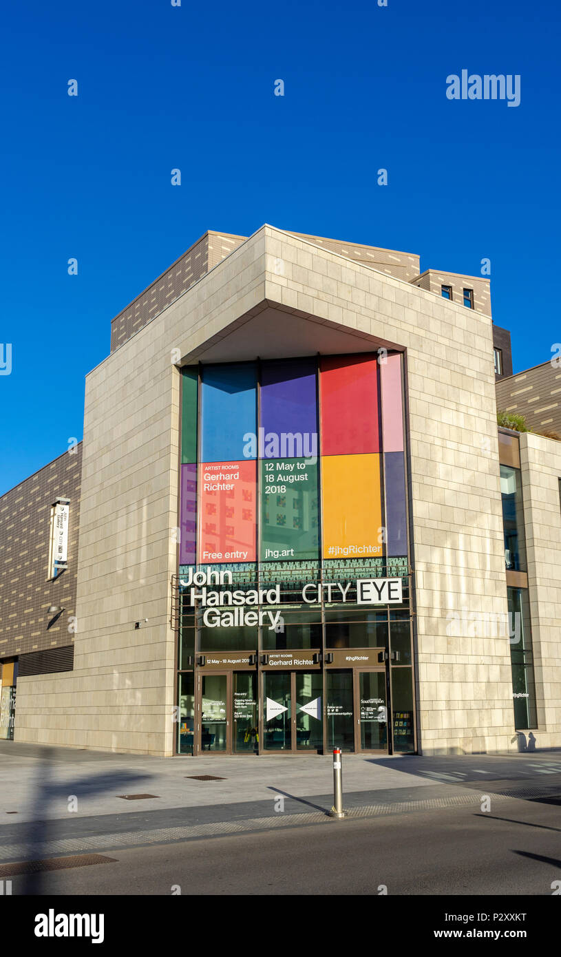 La John Hansard Gallery, parte dello studio del Southampton Arts Complex 144 nel quartiere culturale di Southampton, nel centro della città, Regno Unito Foto Stock