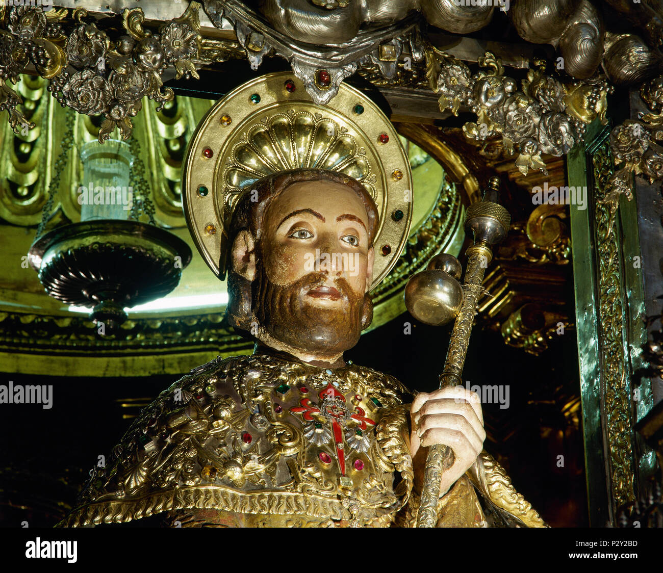 San Giacomo Di Compostela Storia Apostola arte religiosa immagini e fotografie stock ad alta risoluzione