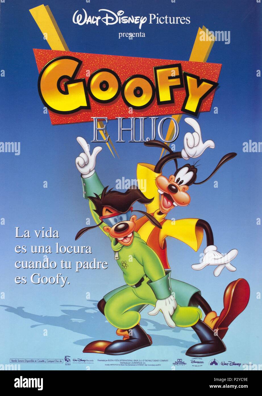 Pellicola originale titolo: un pippo filmato. Titolo italiano: un pippo filmato. Regista: KEVIN LIMA. Anno: 1995. Credito: WALT DISNEY PRODUCTIONS / Album Foto Stock