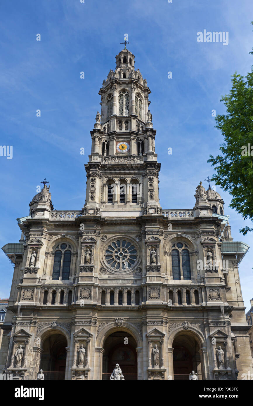 Église de la Sainte-Trinité in Parigi Francia Foto Stock