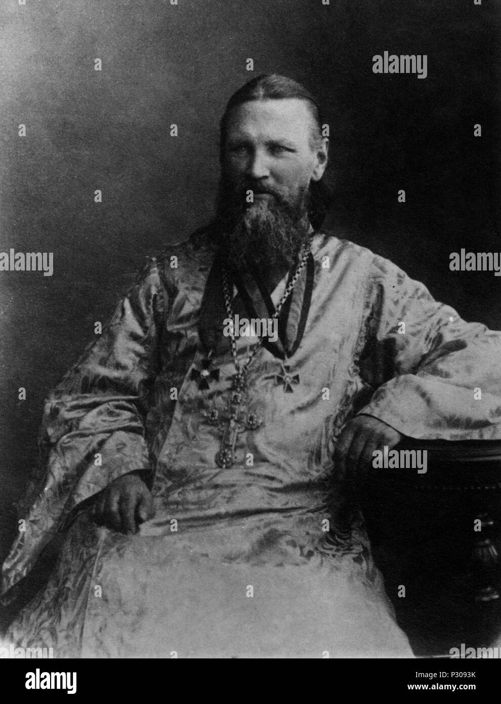 GRIGORI RASPUTIN (1871-1916). Foto Stock