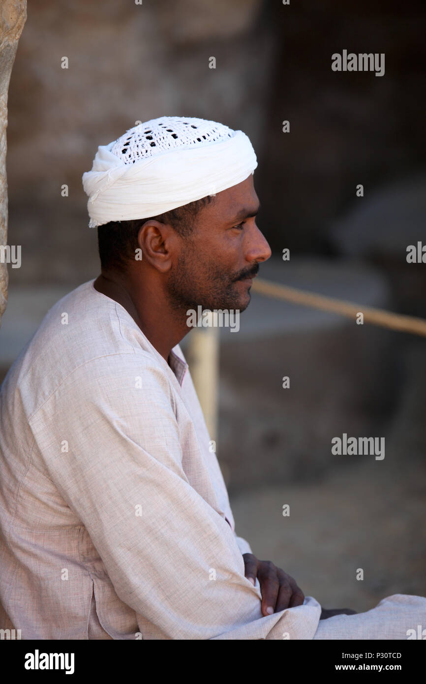 Uomo di Luxor Foto Stock