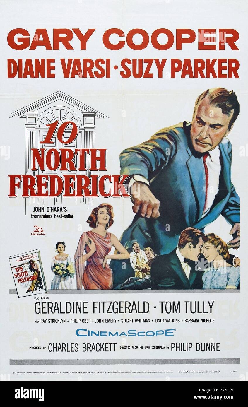 Pellicola originale titolo: dieci North Frederick. Titolo inglese: dieci North Frederick. Regista: Philip Dunne. Anno: 1958. Credito: 20TH CENTURY FOX / Album Foto Stock