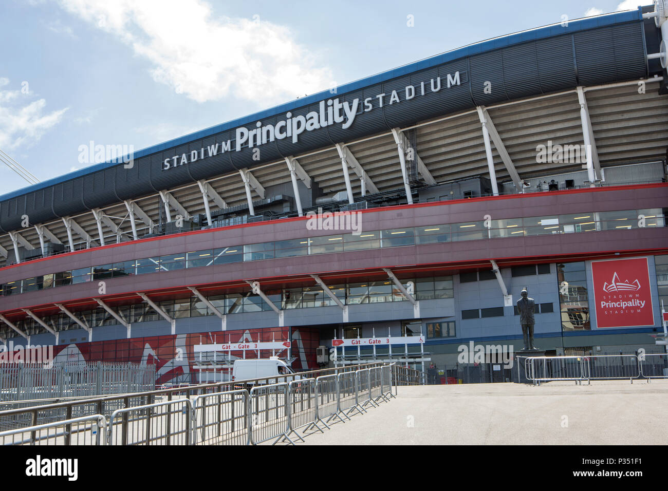 Principality Stadium, Cardiff, Galles Foto Stock