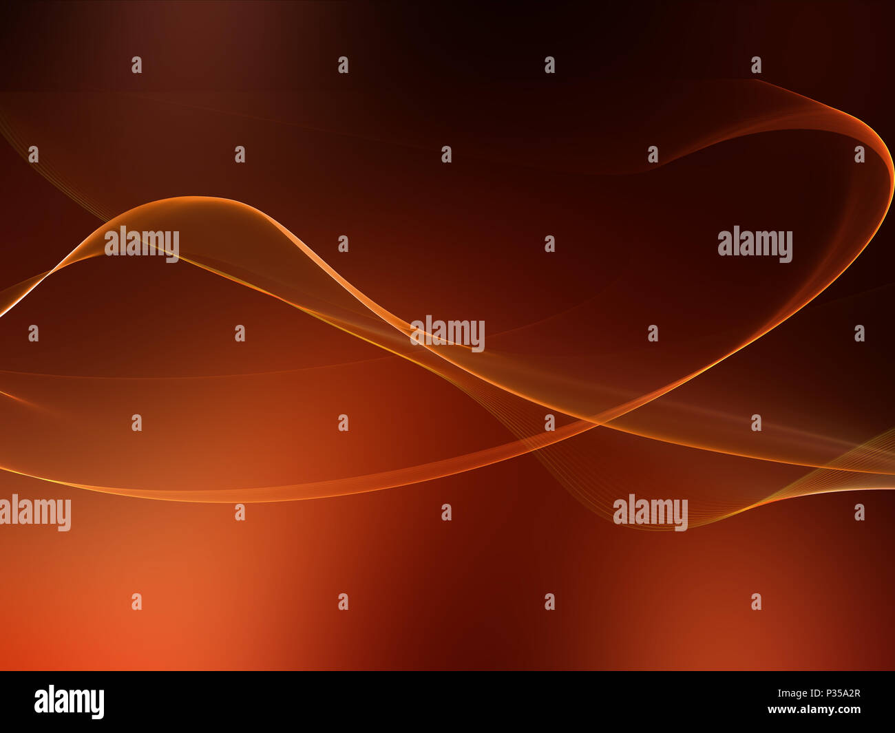 Sfondo astratto con un flusso di onde Foto Stock