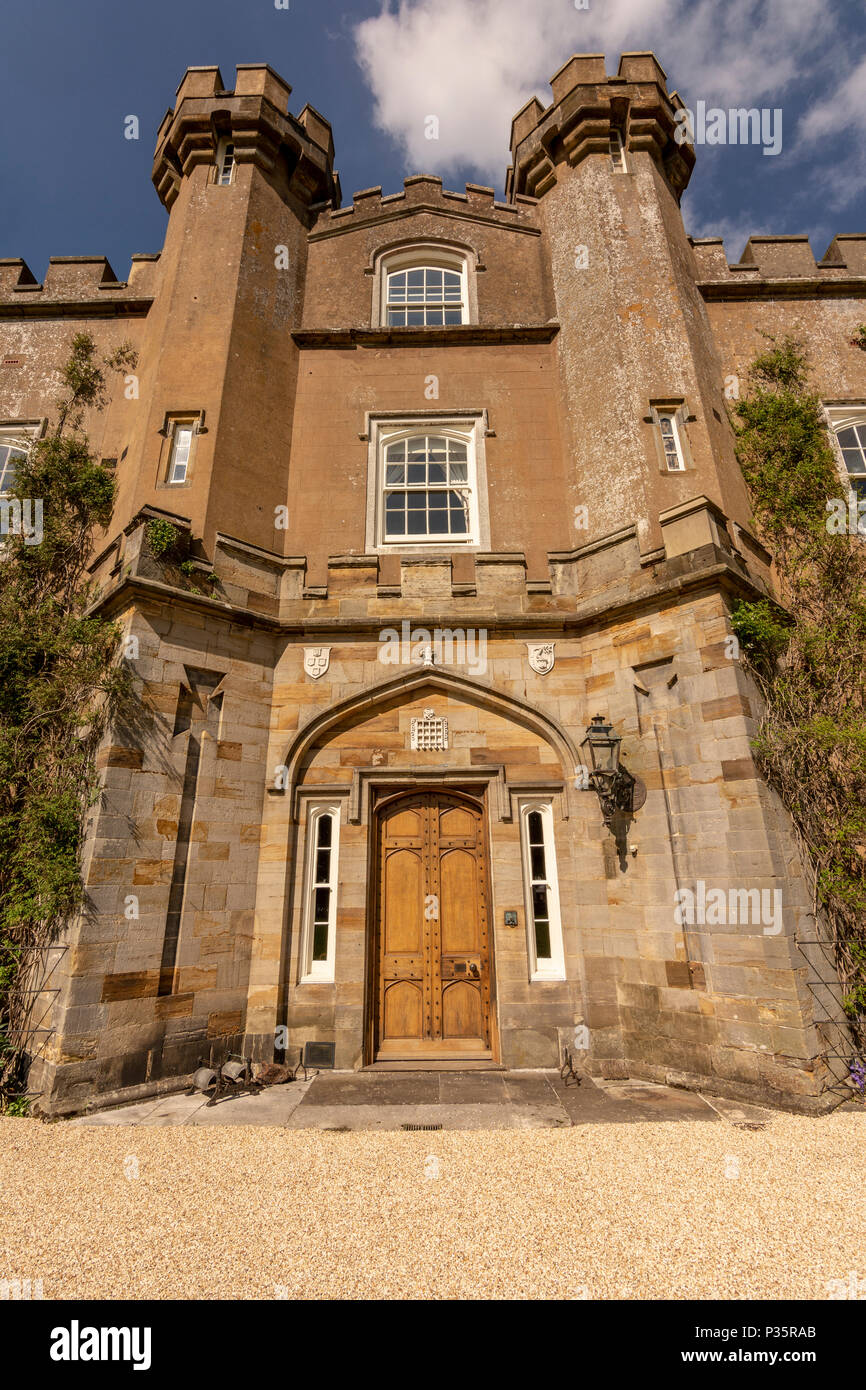 Knepp Castello, West Sussex, Inghilterra meridionale, Regno Unito. Foto Stock