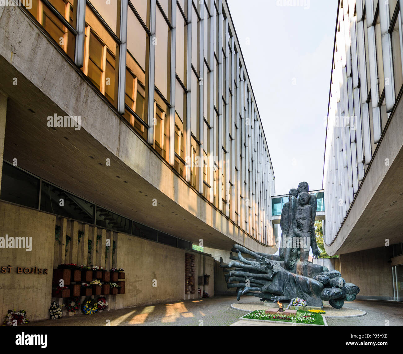 Banska Bystrica (Neusohl): museum presso il memoriale della Rivolta Nazionale Slovacca in Slovacchia, , Foto Stock