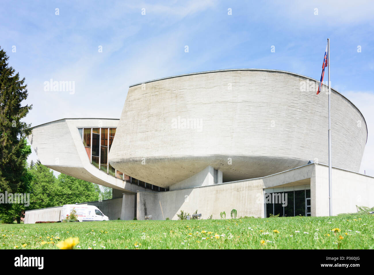 Banska Bystrica (Neusohl): museum presso il memoriale della Rivolta Nazionale Slovacca in Slovacchia, , Foto Stock