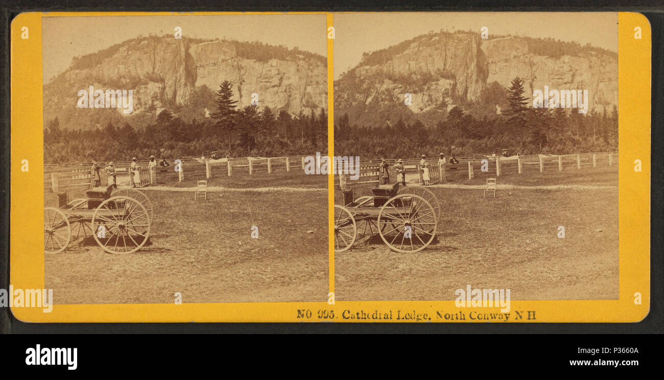56 Cattedrale battuta, North Conway, N.H, da James Cremer di Emporio stereoscopica Foto Stock