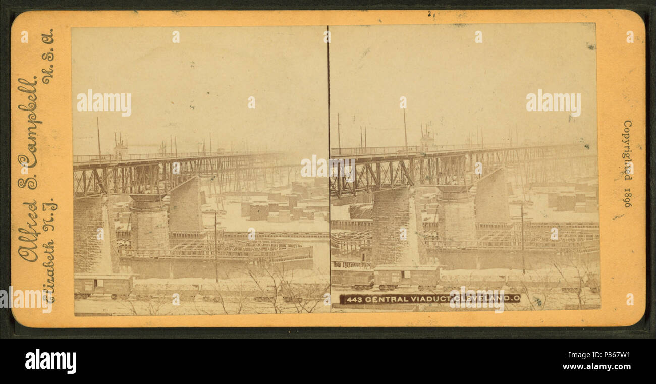 61 viadotto centrale, Cleveland, o da Alfred S. Campbell Foto Stock