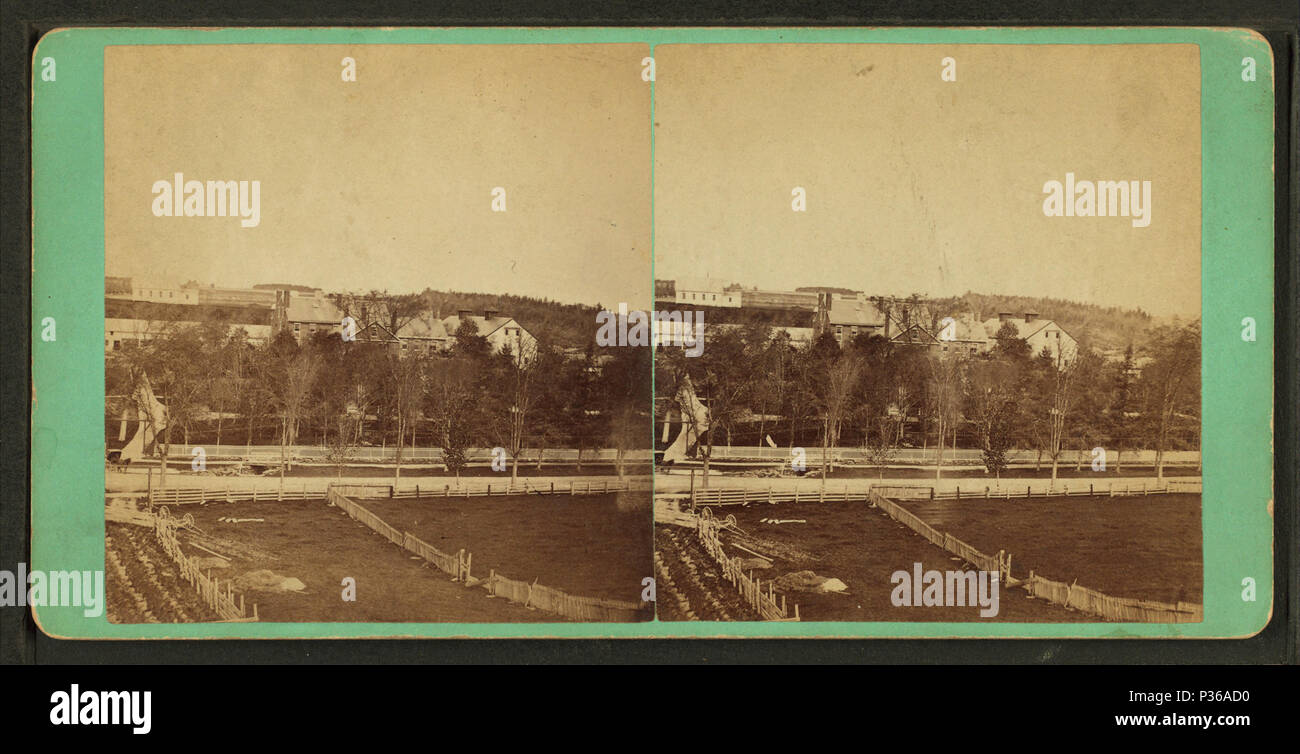 . Città azienda poveri. Titolo alternativo: Viste di Bangor e dintorni. Copertura: 1869?-1882?. Elemento digitale pubblicata 7-18-2005; aggiornato 2-12-2009. 68 Città poveri farm, da Marston, C. L., 1826-1895 Foto Stock