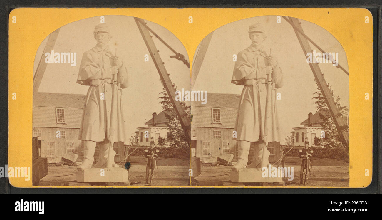 72 statua colossale, per i soldati monumento, a Antietam, Md, da George W. Butler Foto Stock