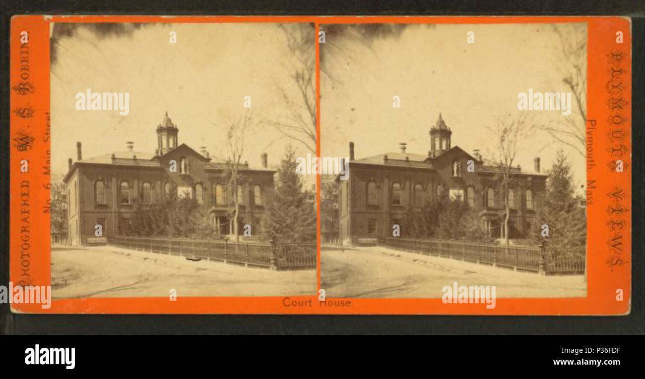 . Casa Corte. Titolo alternativo: Plymouth viste. Copertura: 1865?-1905?. Fonte Imprint: 1865?-1905?. Elemento digitale pubblicata 9-15-2005; aggiornato 2-12-2009. 78 Casa Corte, da William S. Robbins & Co. Foto Stock