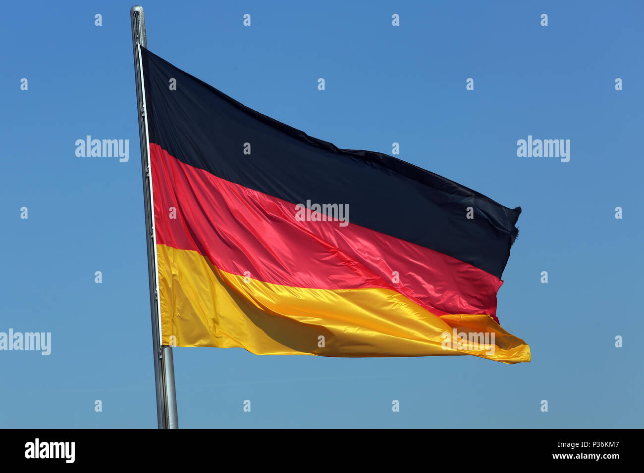 Berlino, Germania, bandiera della Germania Foto Stock