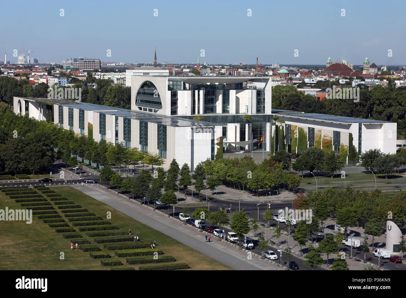 Berlino, Germania, la Cancelleria federale Foto Stock