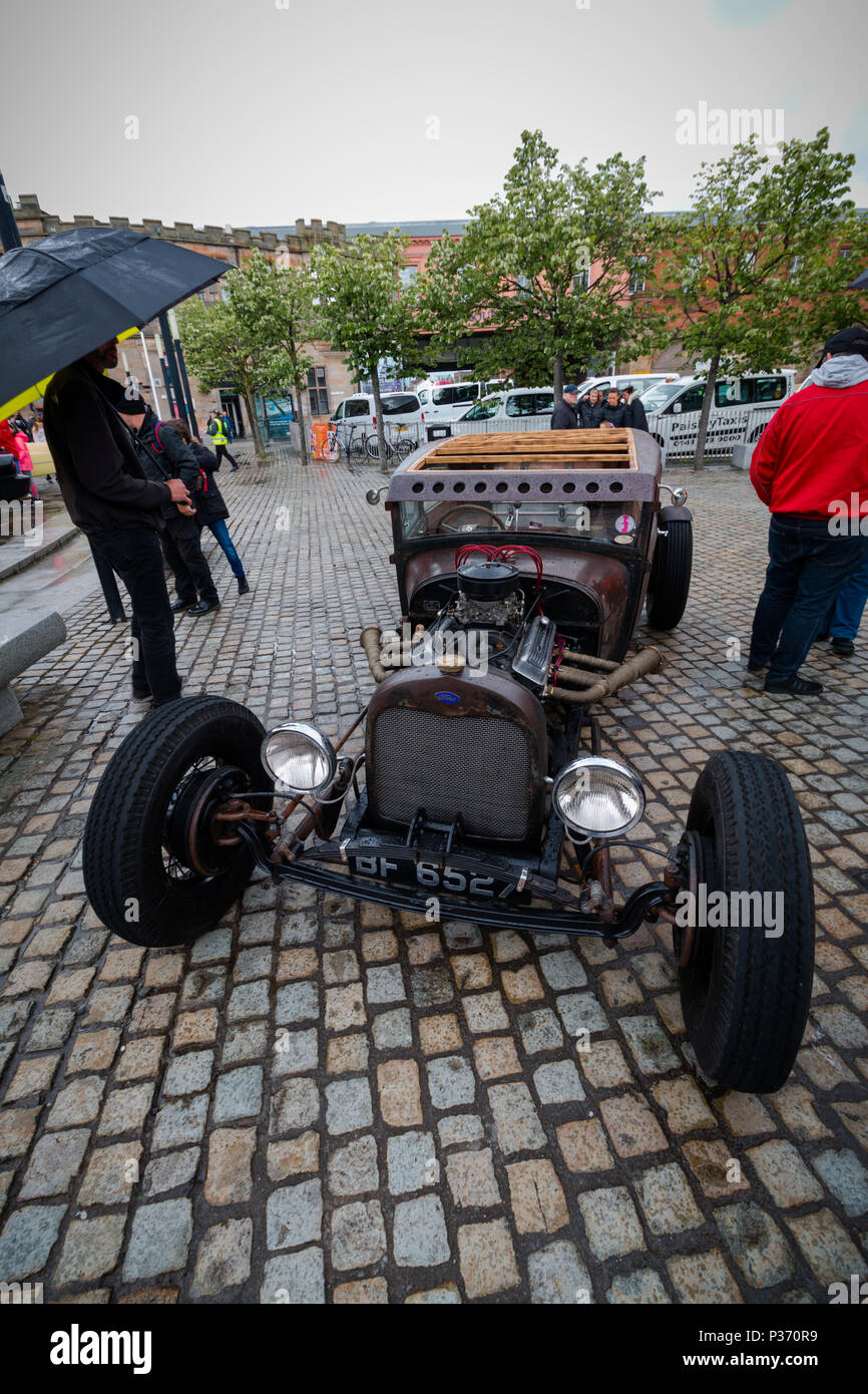 St Vincent's ospizio auto Fest Paisley 2018 Foto Stock