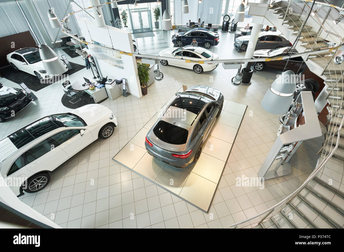 Luxury auto salon Foto Stock