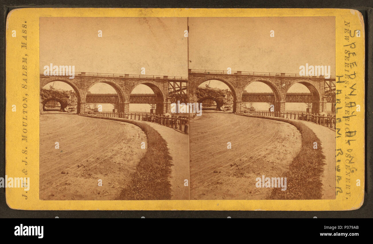 . New York ponte di collegamento, Pennsylvania Railroad, Fairmount Park. Titolo alternativo: American scenario, nuova serie. Philadelphia, Pa., e prossimità. 110. Copertura: 1860?-1910?. Fonte impronta: 1860?-1910?. Elemento digitale pubblicata 8-31-2005; aggiornato 2-13-2009. 100 cade Bridge, Fairmount Park, da Robert N. Dennis raccolta di vista stereoscopica Foto Stock
