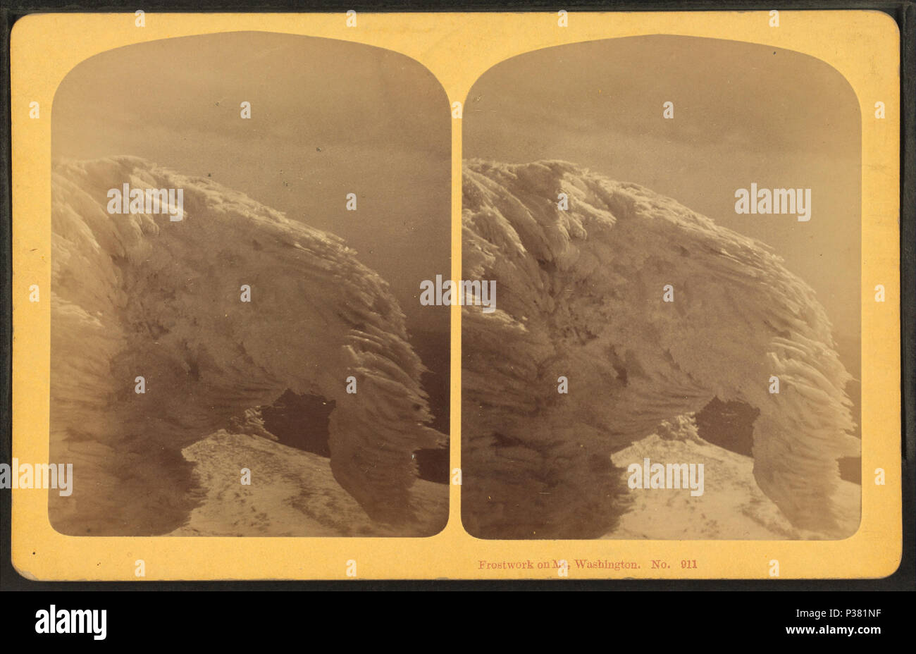 115 Frost lavorare su Mt. Washington, da G. H. Aldrich &AMP; Co. 2 Foto Stock