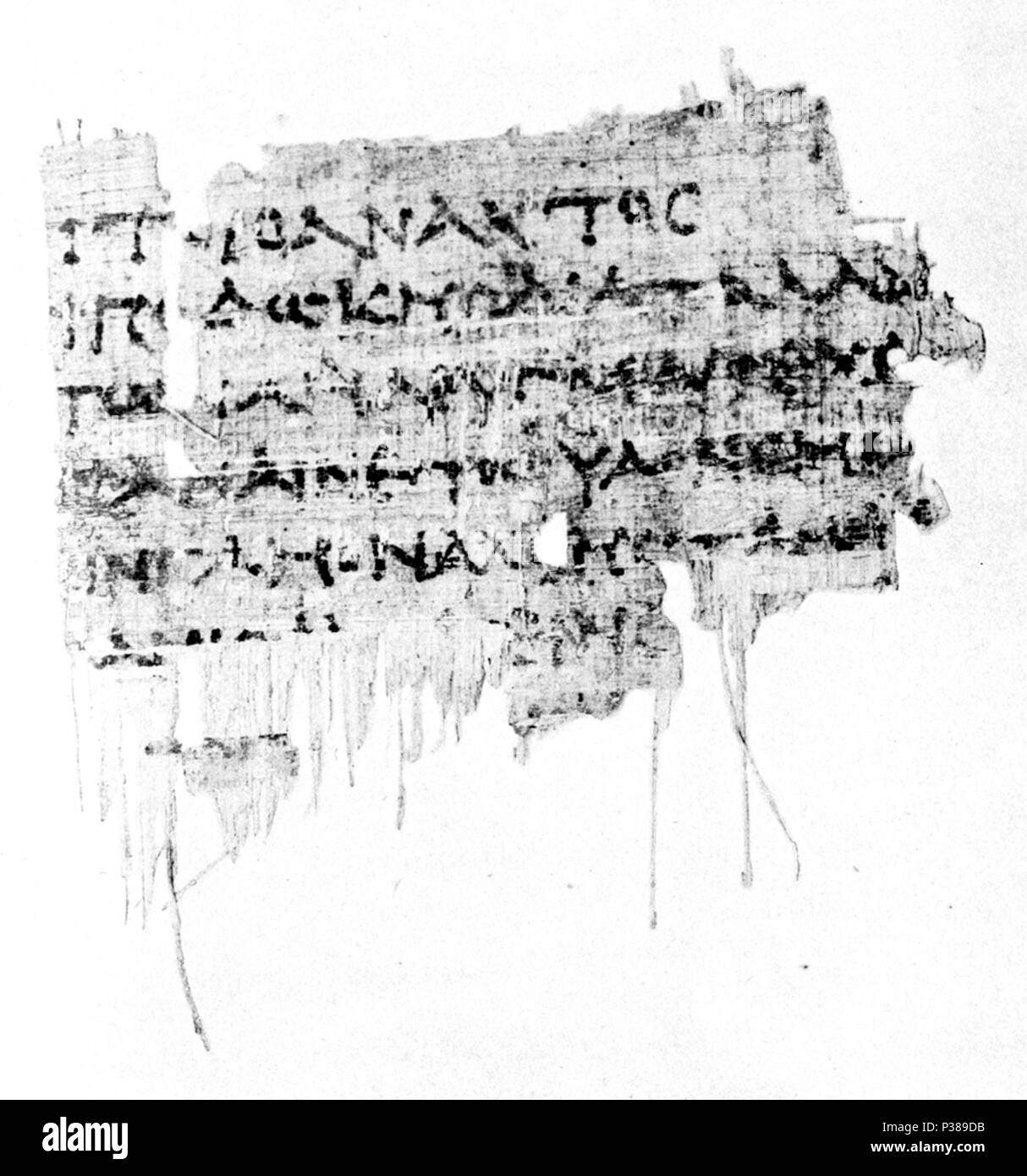 . Inglese: P.Lit.Lond.. 32: un 3° C. BCE papiro del catalogo delle donne (p. 73,1-7) . 1891. Il Royal Irish Academy 3 P.Lit.Lond. 32 Foto Stock