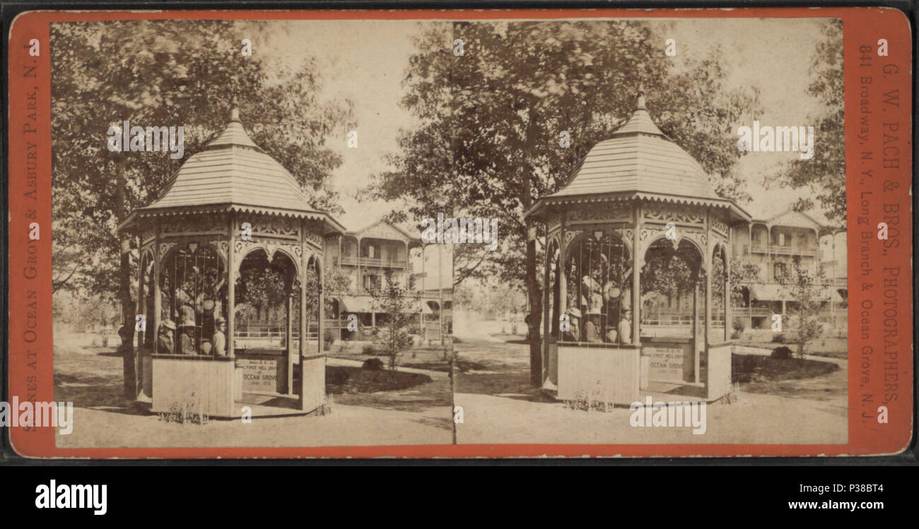 135 Casa di guardia, da Robert N. Dennis raccolta di vista stereoscopica Foto Stock