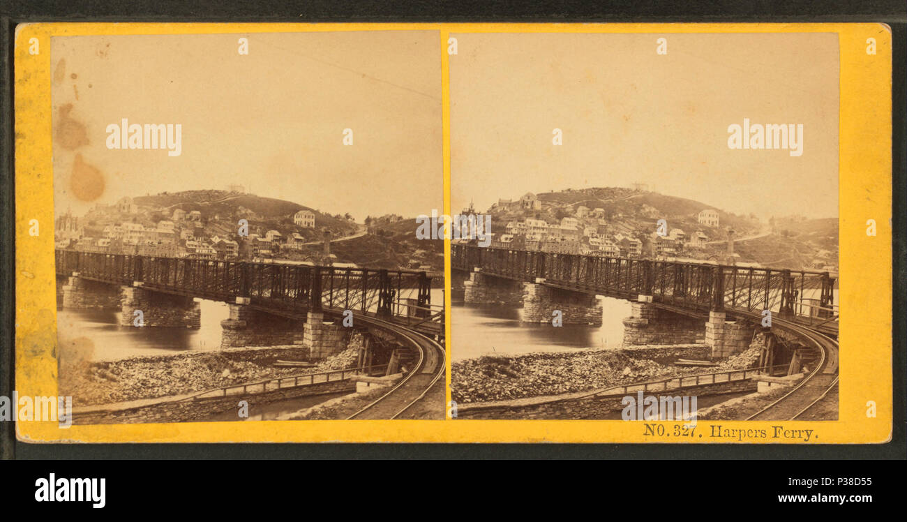 . Harper's Ferry. Copertura: 1859?-1885?. Fonte impronta: 1859?-1885?. Elemento digitale pubblicata 1-25-2006; aggiornato 2-13-2009. 137 Harper's Ferry, da Robert N. Dennis raccolta di vista stereoscopica 5 Foto Stock