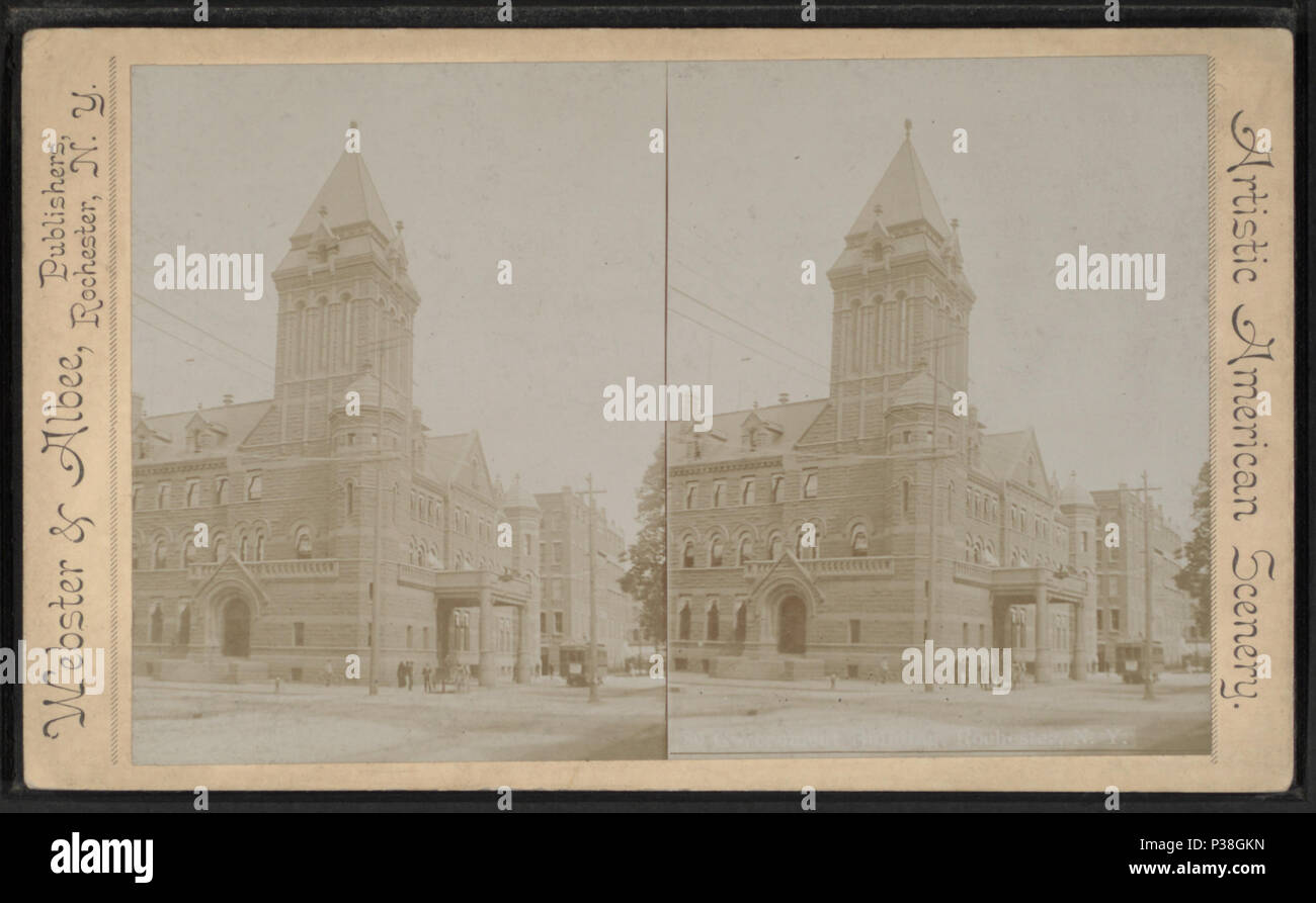 . Palazzo del Governo, Rochester, N.Y. Titolo alternativo: artistico scenario americano. Creato: ca. 1890. Copertura: [ca. 1890]. Impronta di origine: [1860?-1900?]. Elemento digitale pubblicata 12-1-2005; aggiornato 2-11-2009. 127 Palazzo del Governo, Rochester, N.Y, da Webster &AMP; Albee Foto Stock