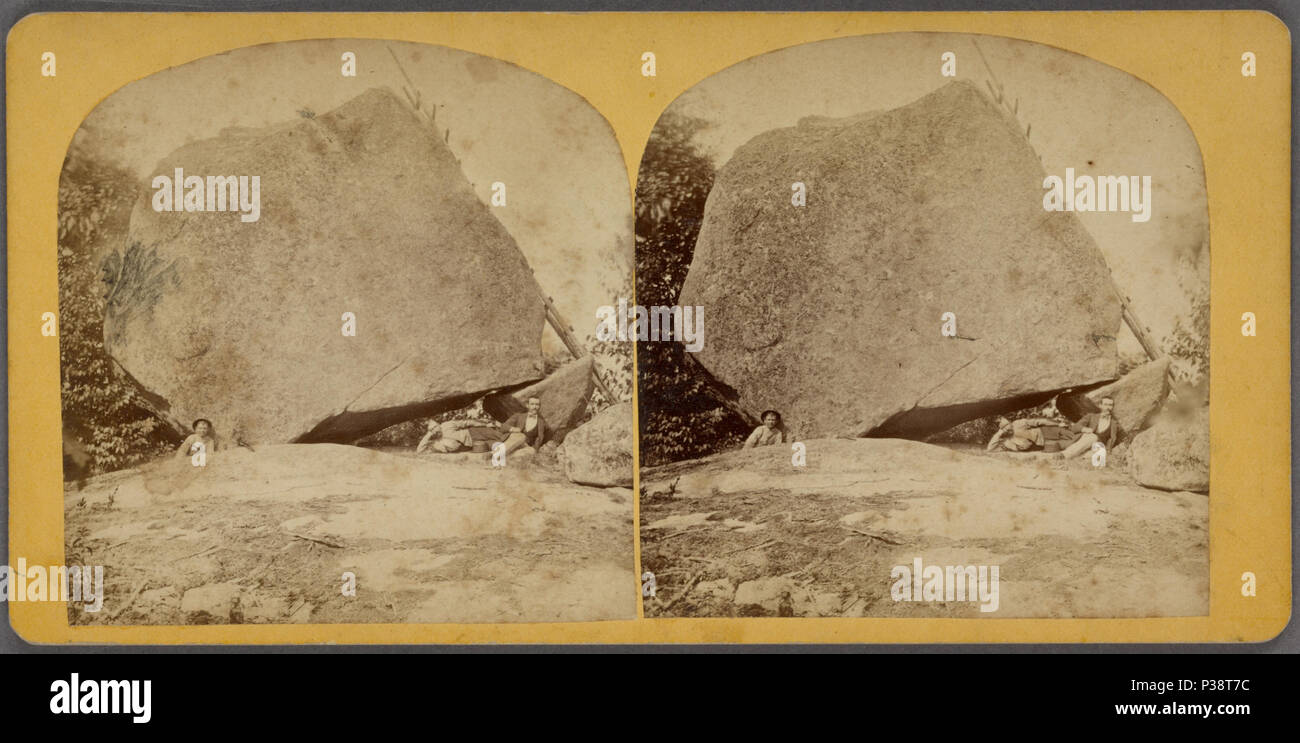 . Aggasiz Rock, messa. Copertura: 1865?-1890?. Elemento digitale pubblicata 9-7-2006; aggiornato 6-25-2010. 16 Aggasiz Rock, massa da Perkins &AMP; Lefavor Foto Stock