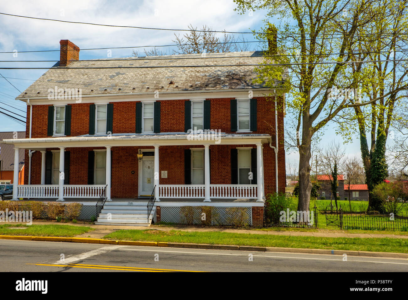 Newtown History Center, la taverna, 5408 Main Street, Stephens City Virginia Foto Stock