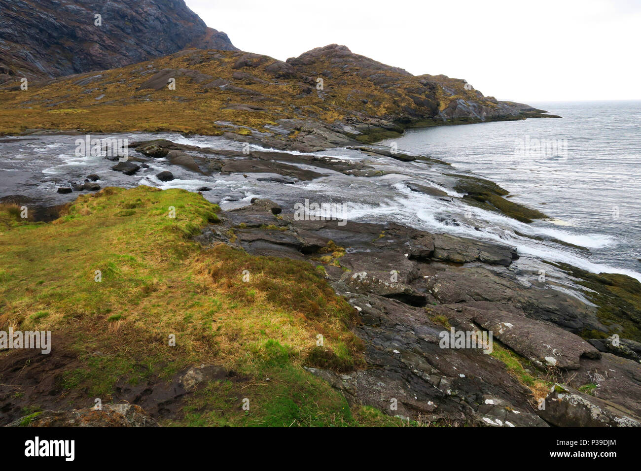 Fiume Scavaig o fiume Coruisk Cuilin Isola di Skye Foto Stock