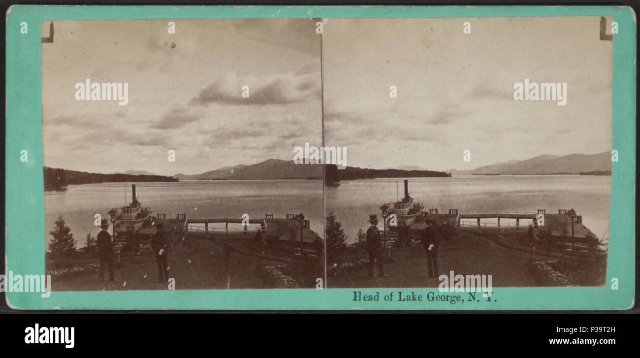 138 testa di Lake George, N.Y, J. G. Parchi Foto Stock