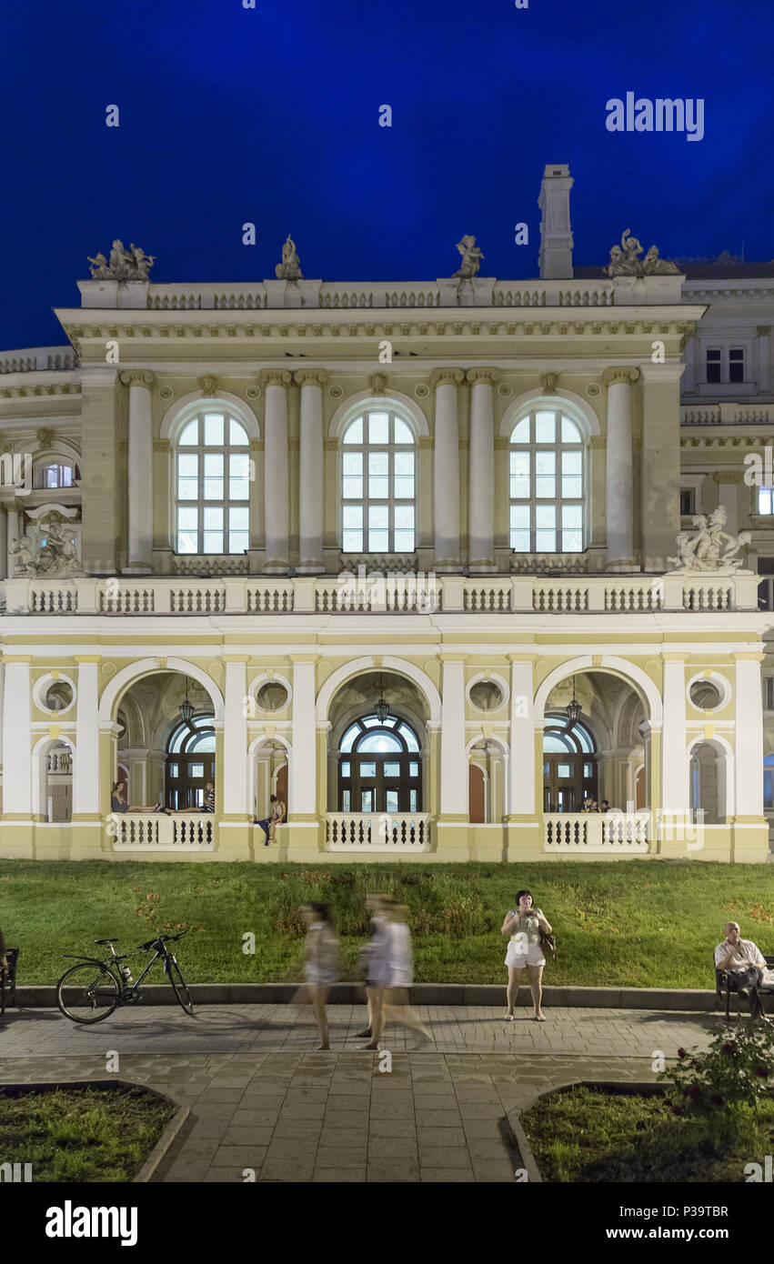 Odessa, Ucraina, l'opera house nel centro della città Foto Stock