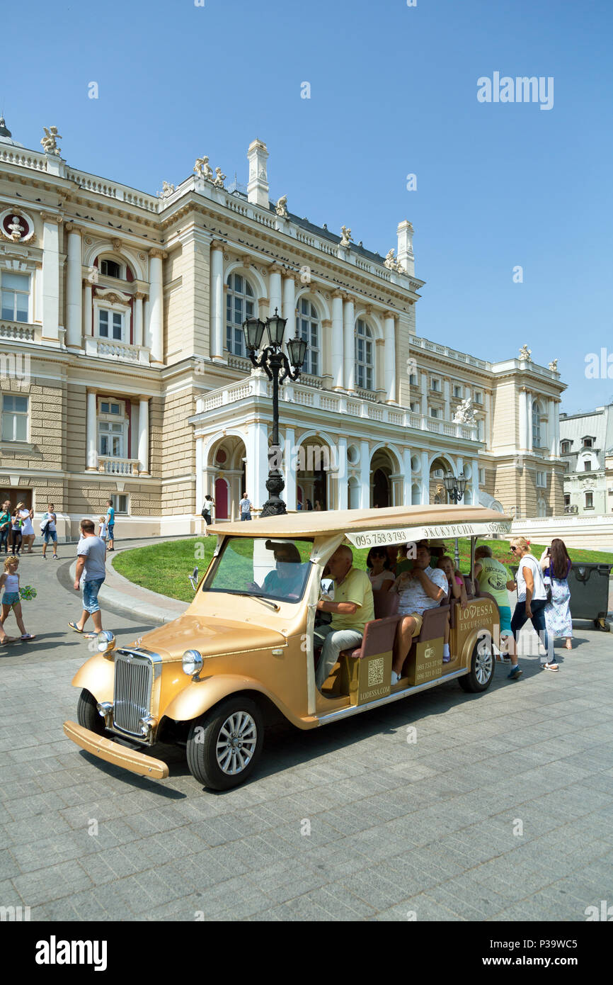 Odessa, Ucraina, l'opera house nel centro della città Foto Stock
