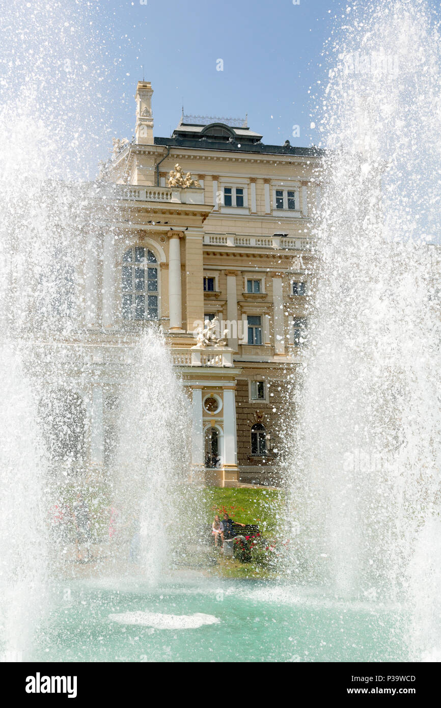 Odessa, Ucraina, l'opera house nel centro della città Foto Stock