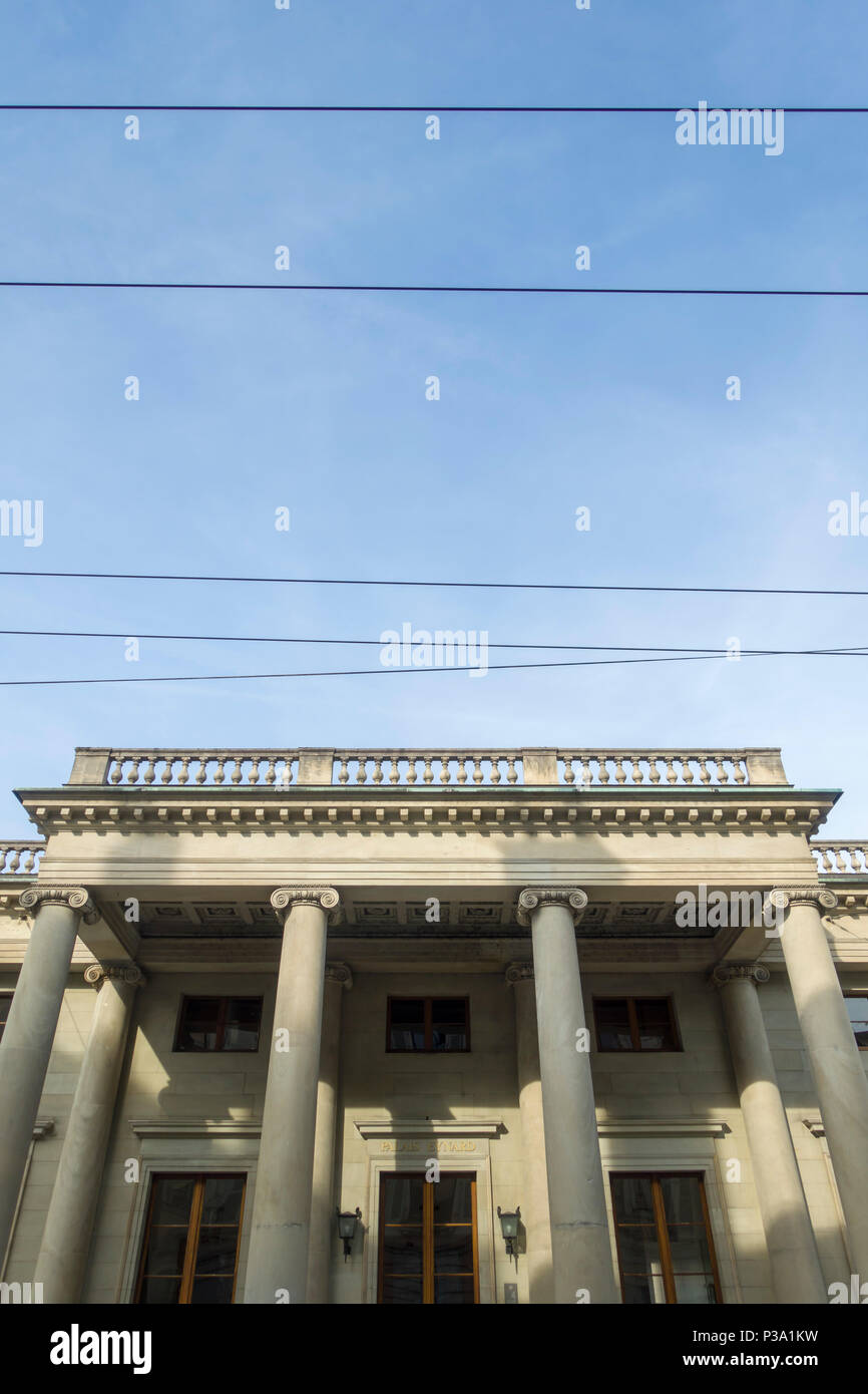 Il Palazzo Eynard, rue de l'Athenee, Ginevra, Svizzera, costruito c.1817 come casa privata di Jean-Gabriel Eynard, ora la città Conseil Administratif Foto Stock