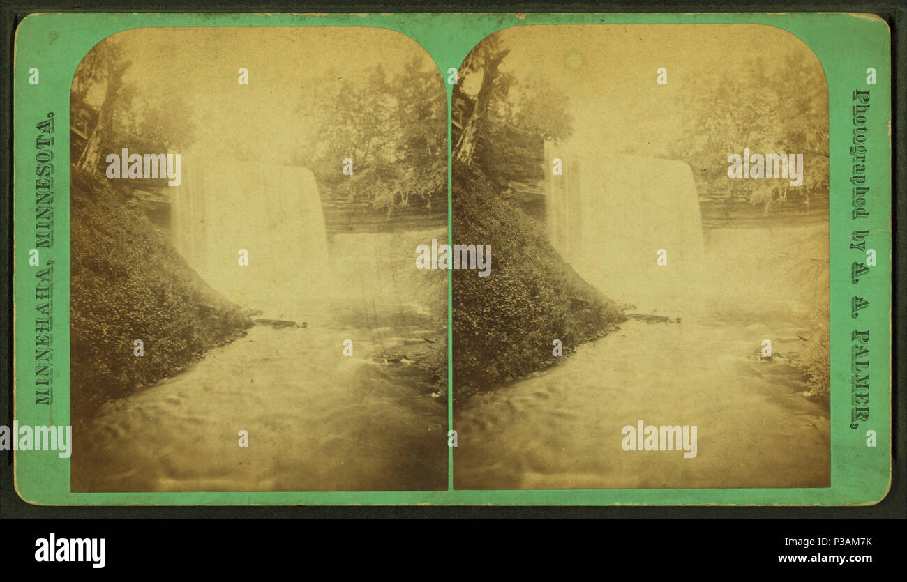 . Minnehaha, Minnesota. Copertura: 1865?-1903. Fonte Imprint: 1865?-1903.. Elemento digitale pubblicata 6-15-2005; aggiornato 2-13-2009. 192 Minnehaha, Minnesota, da A. A. Palmer Foto Stock