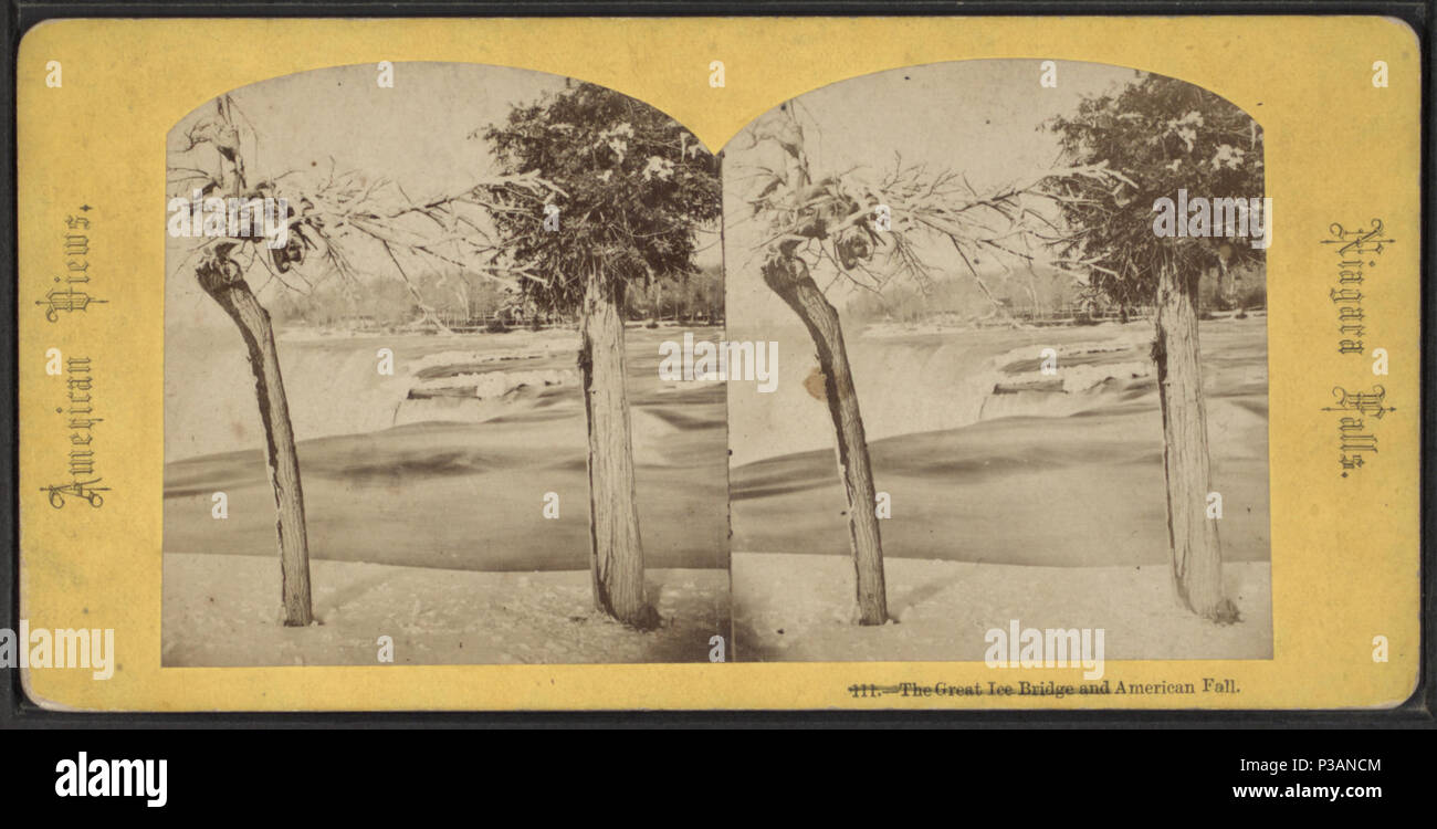 18 American caduta, da Robert N. Dennis raccolta di vista stereoscopica 2 Foto Stock