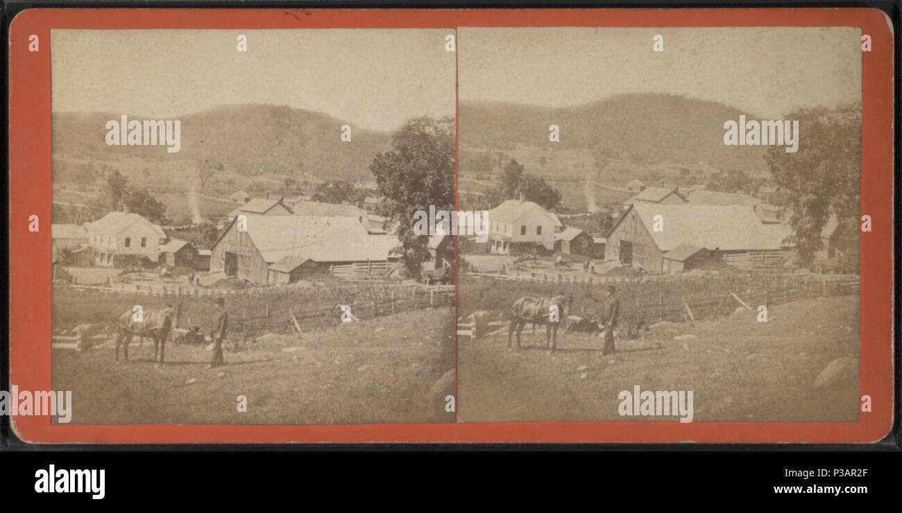 176 guardando ad ovest dalla collina ad est di S. Husley's Hotel, da I. B. Stanton Foto Stock