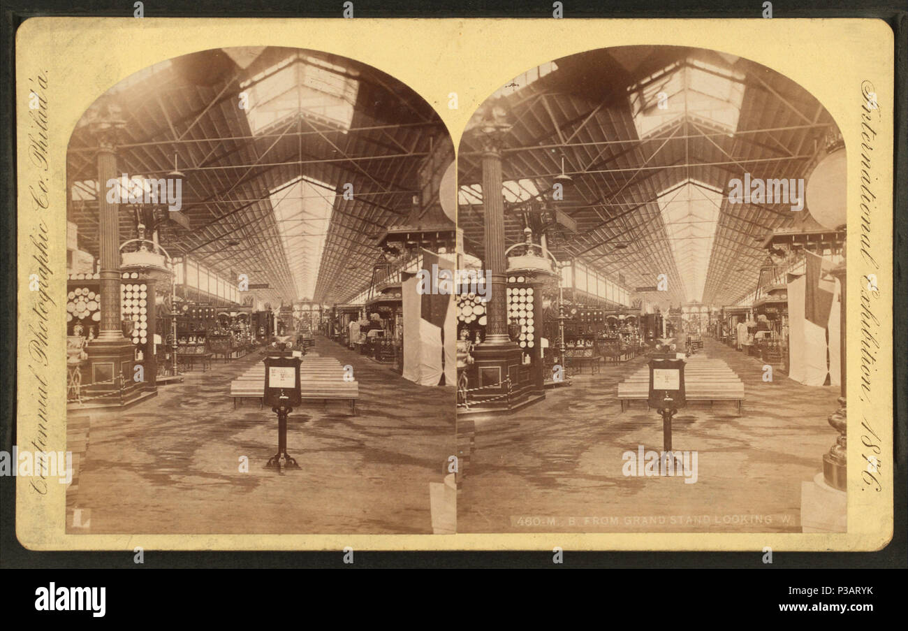 . M. B. dal grand stand guardando ad ovest. Copertura: 1876. Fonte Imprint: Philadelphia : Centennial Photographic Co., 1876.. Elemento digitale pubblicata 9-15-2005; aggiornato 2-13-2009. 178 M. B. dal grand stand guardando ad ovest, dalla Centennial Photographic Co. 2 Foto Stock