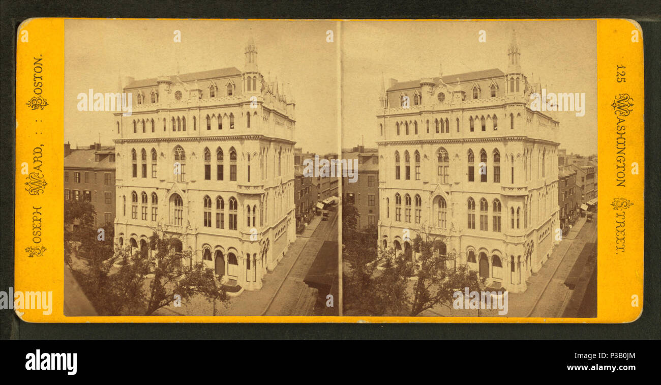 186 tempio massonico, da Joseph Ward Foto Stock