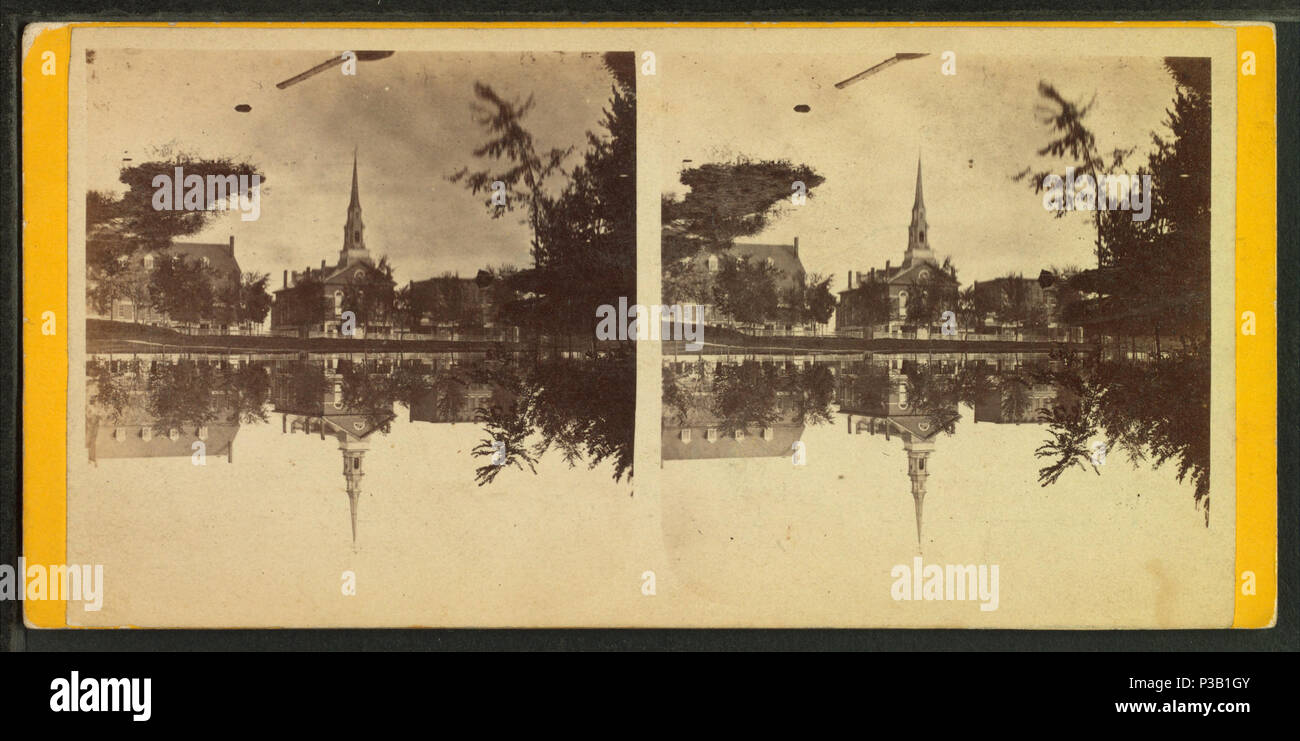 . Merrimac quadrato con riflessioni. Creato: 1865-1871. Copertura: [1865-1871]. Fonte impronta: 1867?-1890?. Elemento digitale pubblicata 3-9-2006; aggiornato 2-23-2010. 189 Merrimac quadrato con riflessioni, da Clough, A. F. (Amos F.), 1833-1872 Foto Stock