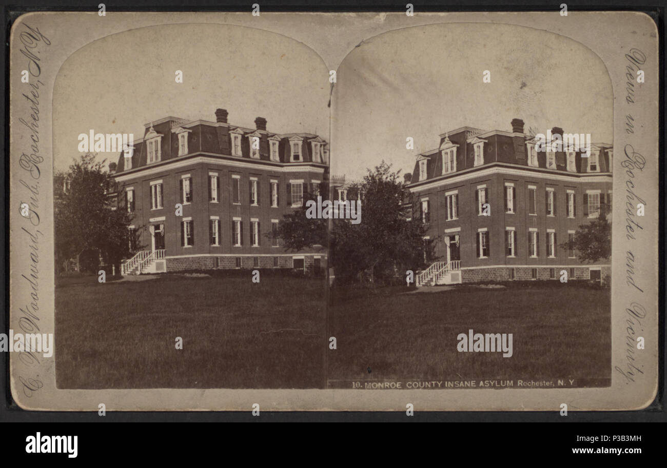 194 Contea di Monroe manicomio, Rochester, N.Y, da Woodward, C. W. (Charles Warren) Foto Stock