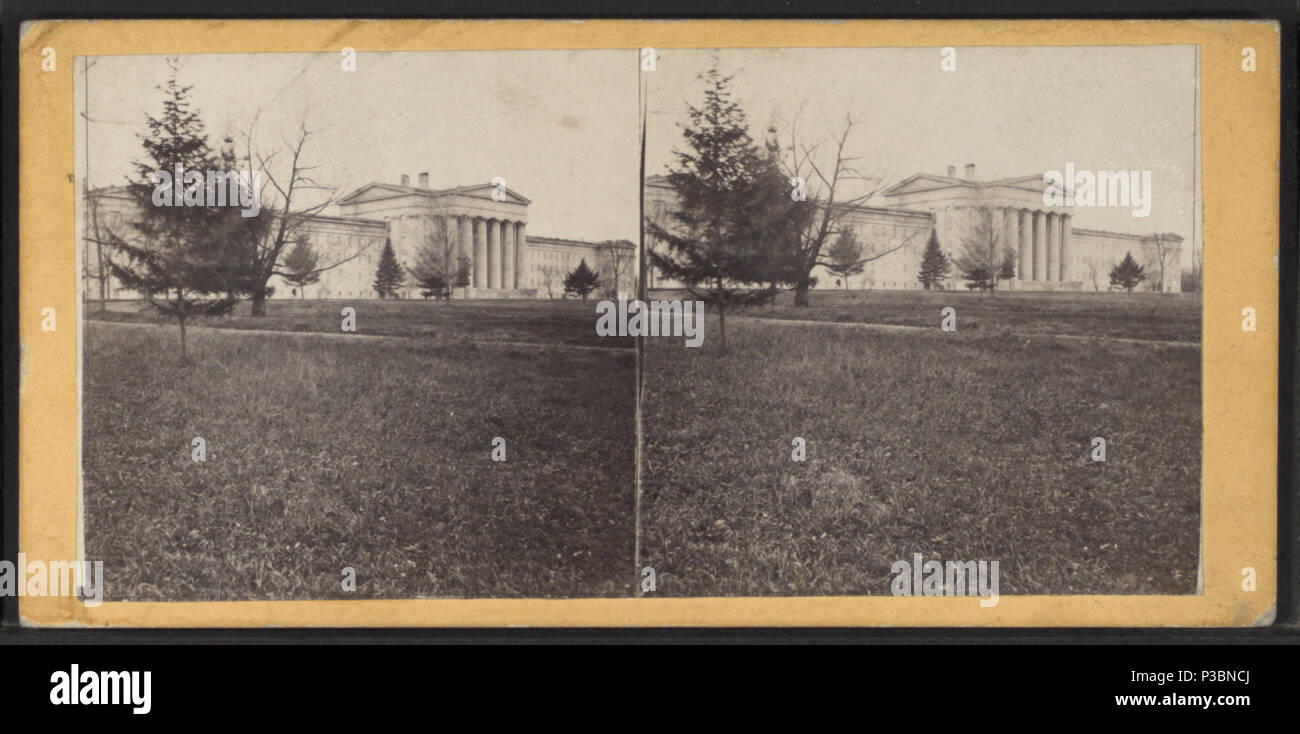 203 N.Y. Membro manicomio, da Robert N. Dennis raccolta di vista stereoscopica Foto Stock